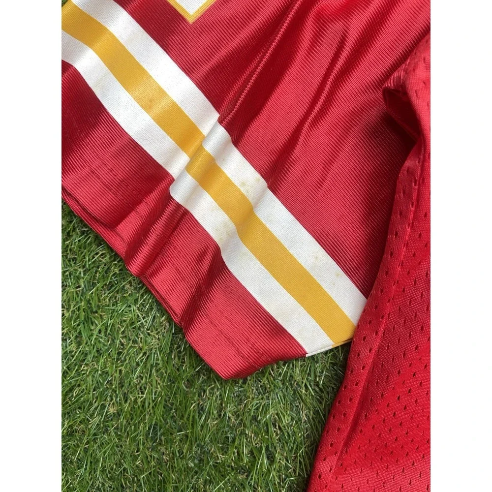 Kansas City Chiefs Starter Jersey Mens 48 XL Elvis Grbac #11 QB Red Football